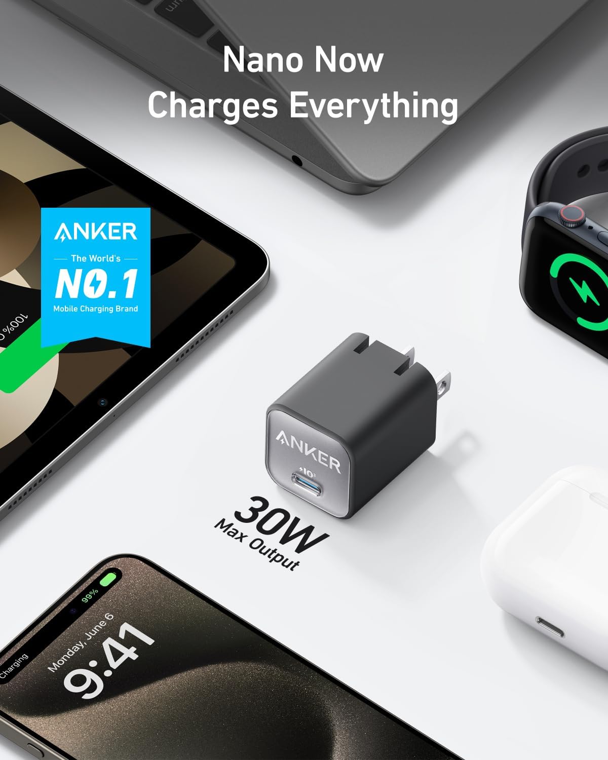 Anker Zolo Chargeur 30W vue 2